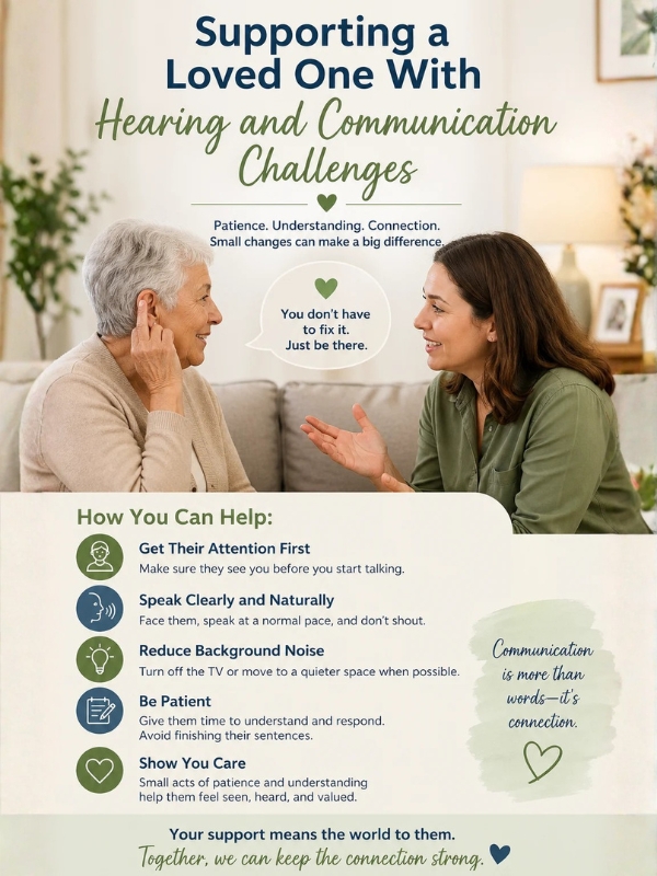 Supporting a Loved One With Hearing and Communication Challenges